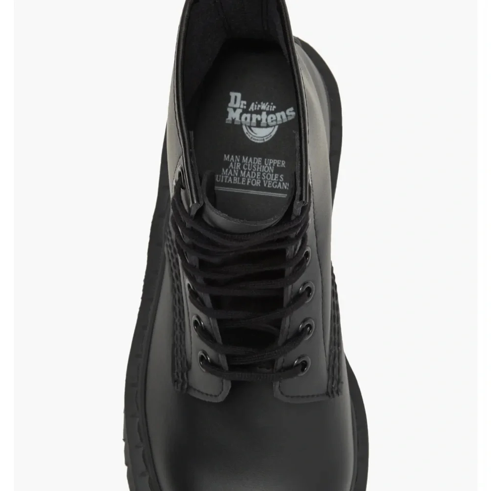 Dr Martens unisex Black Lace-Up Combat Boots